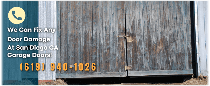 Garage Door Off Track In San Diego CA